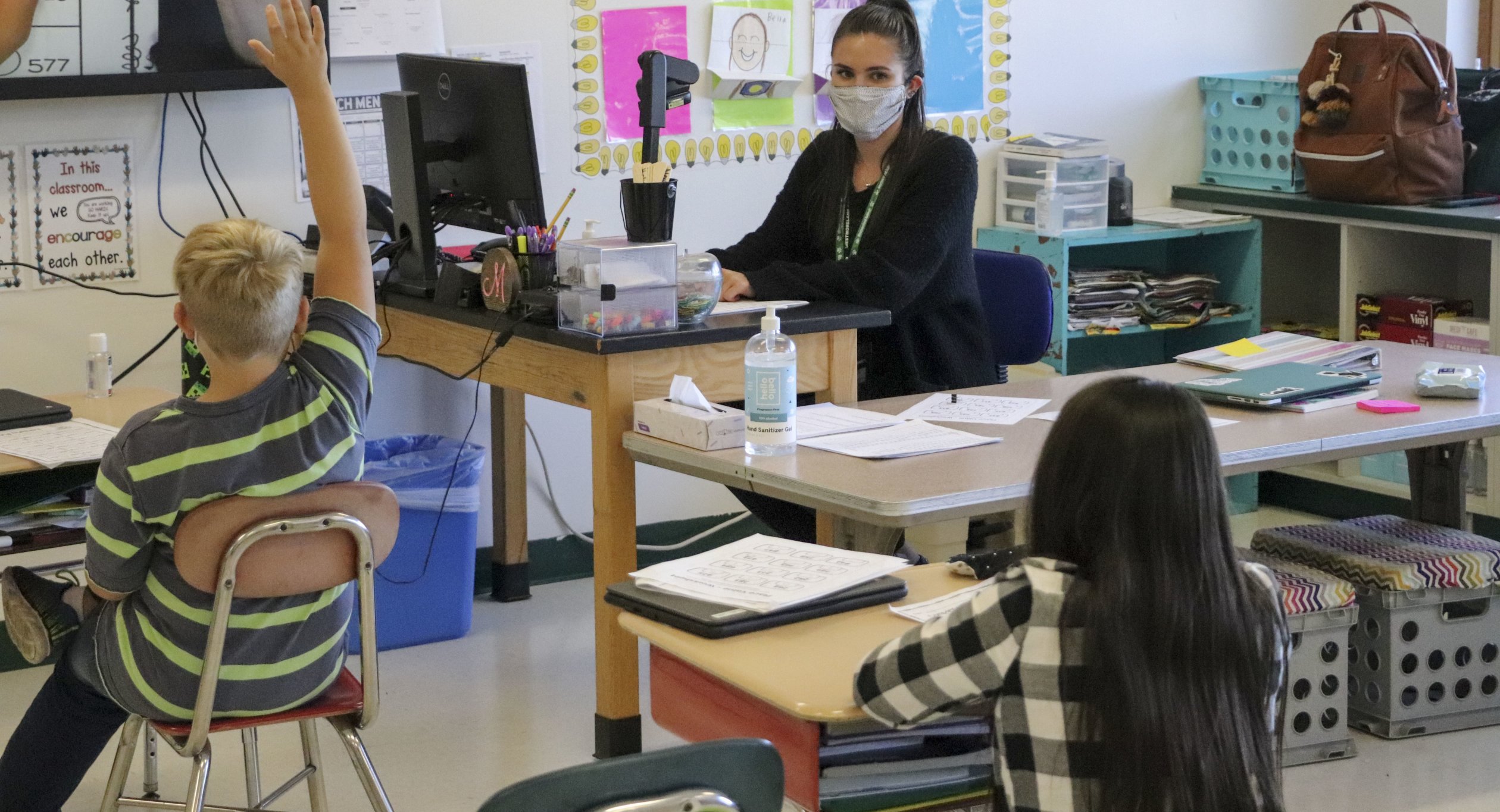 Caitlin George, Teacher Resident, Teaching 3rd Grade at Westmoreland Central School.