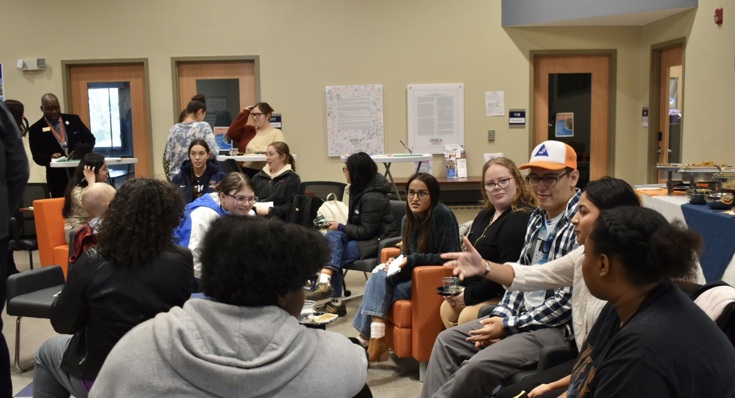 Students gather for TRIO Student Support Services' 2023 First Generation event