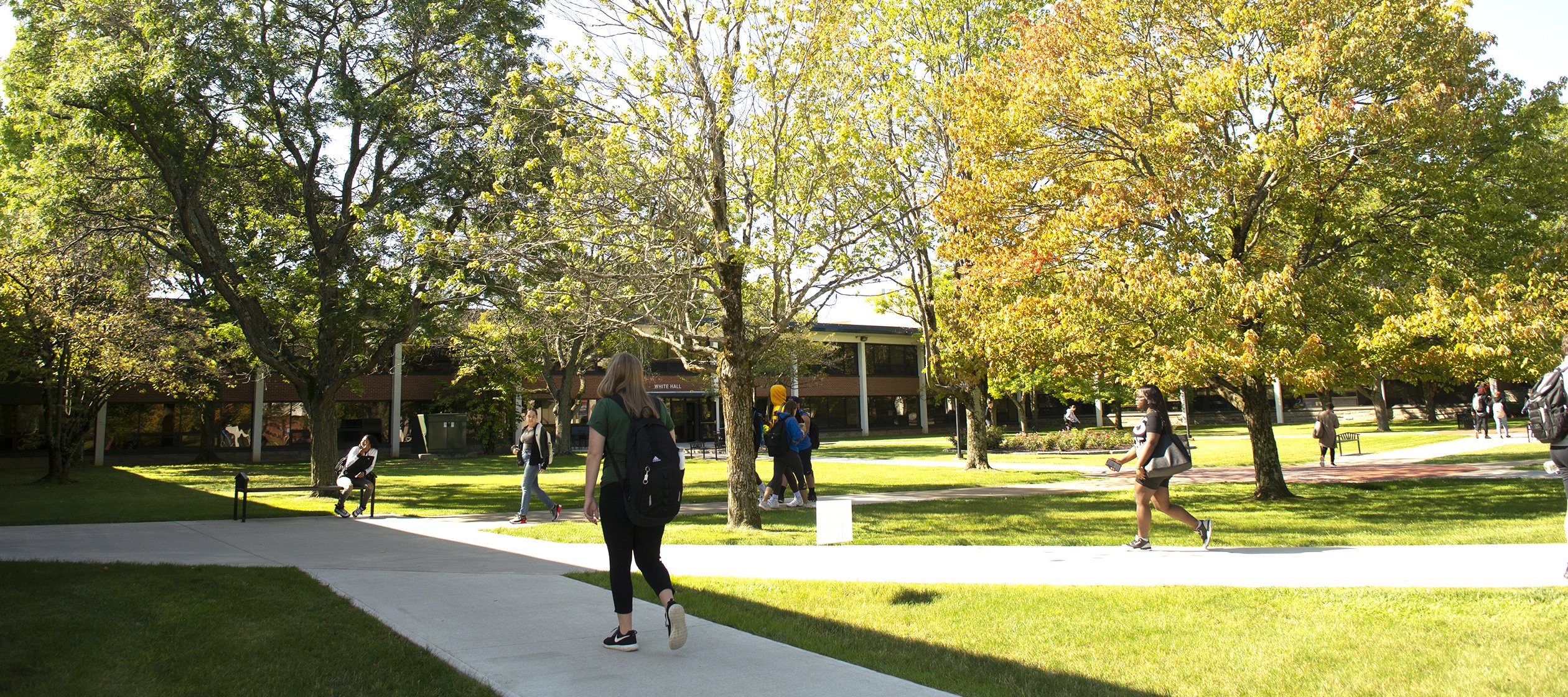 Academic quad at Utica University