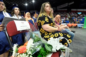 A seat reserved for Alyssa Parrino, who passed away in December 2021.