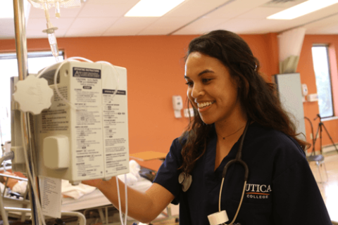 Studying health professions at Utica College