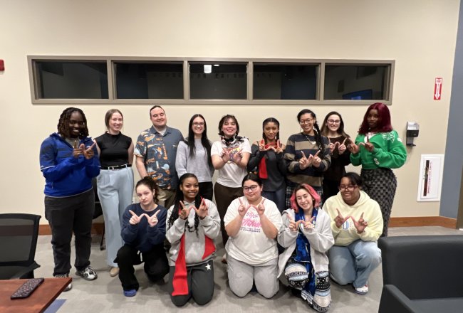 aculty, and Staff created Tie Blankets to benefit domestic violence victims.